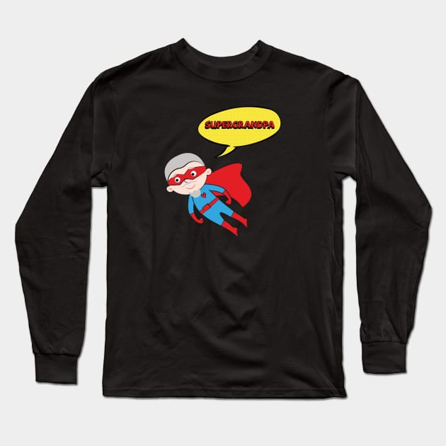 Super grandpa 3 Long Sleeve T-Shirt by grafart